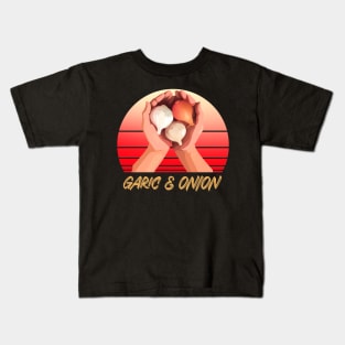 Garlic and Onion, Onion and Garlic Kids T-Shirt